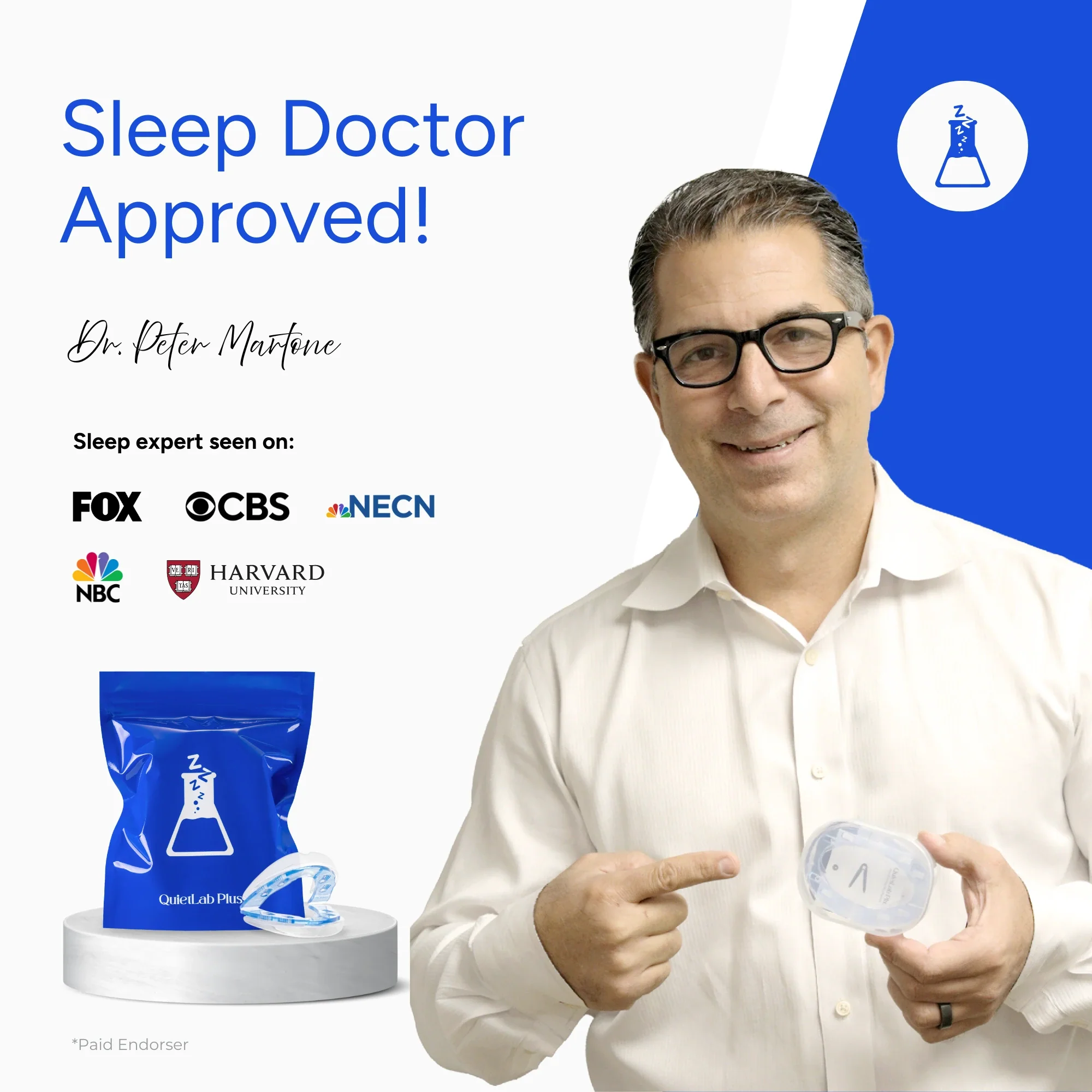 QuietLab Plus® Adjustable Anti-Snoring Mouthpiece - Image 3